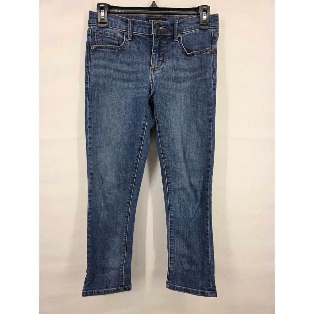 Banana Republic Premium Denim Girlfriend Jeans Blue Medium Wash Size 25 2954